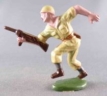 Cyrnos - Modern Army - Mixed Plastic Color Infantry - Runing with Machine Gun