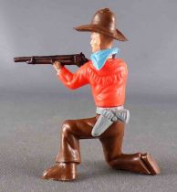 Cyrnos - Wild-West - Cow-Boys Swoppet Type2 Footed Firing Rifle Kneeling