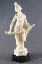 Damoy Maurice Mir Lyons Scarpia Advertising Figure-  Chinese Statues - Chinese Man Holding a Two-handed Sword