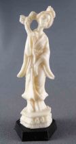 Damoy Maurice Mir Lyons Scarpia Advertising Figure-  Chinese Statues - Chinese Women with Flowers