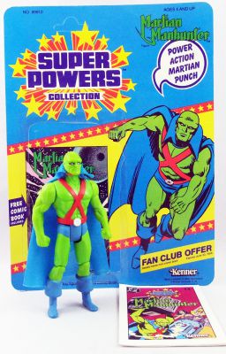 DC Super Powers - Kenner - Martian Manhunter (mint with cardback)