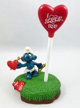 Desktop Smurf (Schlumpf Büro) - Schleich/Mafi - 7906 Love Smurf Pen Set