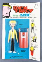 Dick Tracy - Rubb\'r Nik Toy 1968 - Junior w/Magnetic Air Car (Multiple Toy Markers)