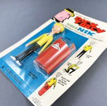 Dick Tracy - Rubb\'r Nik Toy 1968 - Junior w/Magnetic Air Car (Multiple Toy Markers)