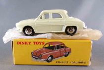 Dinky Toys Atlas 24E Renault Dauphine Blanche Neuf Boite avec Fascicule & Certificat