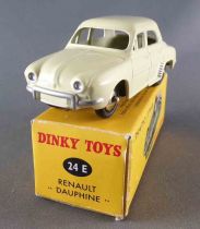 Dinky Toys Atlas 24E Renault Dauphine Blanche Neuf Boite avec Fascicule & Certificat