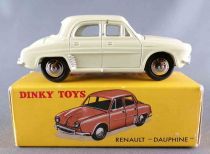 Dinky Toys Atlas 24E Renault Dauphine Blanche Neuf Boite avec Fascicule & Certificat