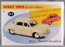 Dinky Toys Atlas 24E Renault Dauphine Blanche Neuf Boite avec Fascicule & Certificat