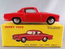 Dinky Toys Atlas 24J Alfa Romeo \ 1900 Super Sprint\  Red Mint in Box with Leaflet & Certificate of authenticity