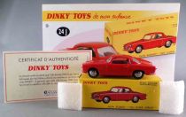 Dinky Toys Atlas 24J Alfa Romeo \ 1900 Super Sprint\  Rouge Neuf Boite avec Fascicule & Certificat