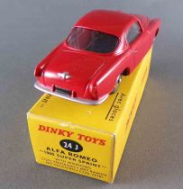 Dinky Toys Atlas 24J Alfa Romeo \ 1900 Super Sprint\  Rouge Neuf Boite avec Fascicule & Certificat