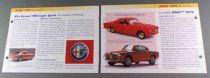 Dinky Toys Atlas 24J Alfa Romeo \ 1900 Super Sprint\  Rouge Neuf Boite avec Fascicule & Certificat