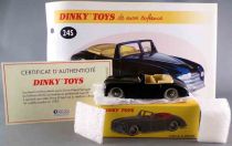 Dinky Toys Atlas 24S Simca 8 Spor Black Mint in Box with Leaflet & Certificate of authenticity