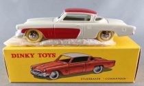 Dinky Toys Atlas 24Y Studebaker Commander Rouge & Blanc Neuf Boite avec Fascicule & Certificat