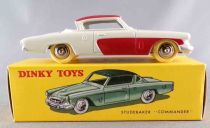 Dinky Toys Atlas 24Y Studebaker Commander Rouge & Blanc Neuf Boite avec Fascicule & Certificat