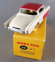 Dinky Toys Atlas 24Y Studebaker Commander Rouge & Blanc Neuf Boite avec Fascicule & Certificat