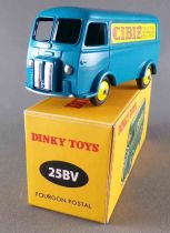 Dinky Toys Atlas 25BV Peugeot D3A Cibié Panel Van Blue Mint in Box with Leaflet & Certificate of authenticity