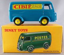 Dinky Toys Atlas 25BV Peugeot D3A Cibié Panel Van Blue Mint in Box with Leaflet & Certificate of authenticity