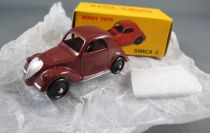 Dinky Toys Atlas 35A Simca 5 Fiat 2 Places Topolino Marron Neuf Boite