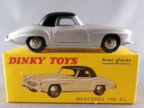 Dinky Toys Atlas 526 Mercedes 190 SL Argent & Noir Neuf Boite avec Fascicule & Certificat