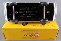 Dinky Toys Atlas 526 Mercedes 190 SL Argent & Noir Neuf Boite avec Fascicule & Certificat