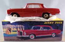 Dinky Toys Atlas 533 Coupé Mercedes-Benz 300 SE Rouge Neuf Boite avec Fascicule & Certificat