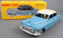 Dinky Toys France 24V Buick Roadmaster Bleue & Blanche 100% d\'origine Boite Repro