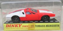 Dinky Toys GB 187 De Tomaso-Mangusta Blanche & Orange Proche Neuve Boite