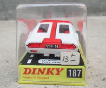 Dinky Toys GB 187 De Tomaso-Mangusta Blanche & Orange Proche Neuve Boite