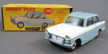 Dinky Toys GB 189 Triumph Herald Blanc & Bleu Très Proche Neuf Boite