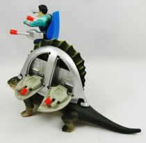 Dino Riders - Dimetrodon with Shado (loose with box Ideal France)