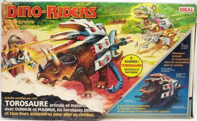 Dino Riders - Saurolophus with Lokus - Tyco USA