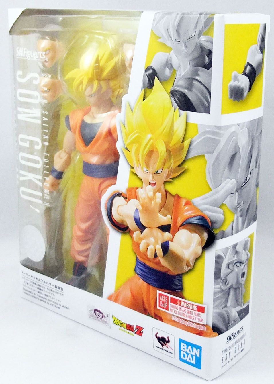Bandai S.H.Figuarts Dragon Ball Z Super Saiyan Full Power Son Goku Action  Figure Orange - US