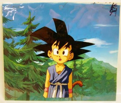 Dragonball GT - Toei Animation Original Celluloid - Trunks, Gohan