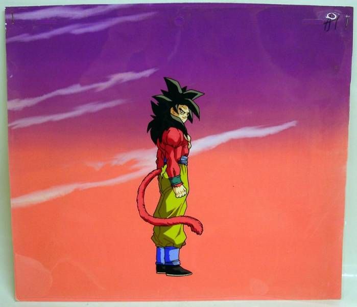 Dragon Ball GT Super Saiyan 4 Goku Production Cel and Animation Drawing  Toei Animation, c. 1996-97. Total 2 by Toei Animation on artnet
