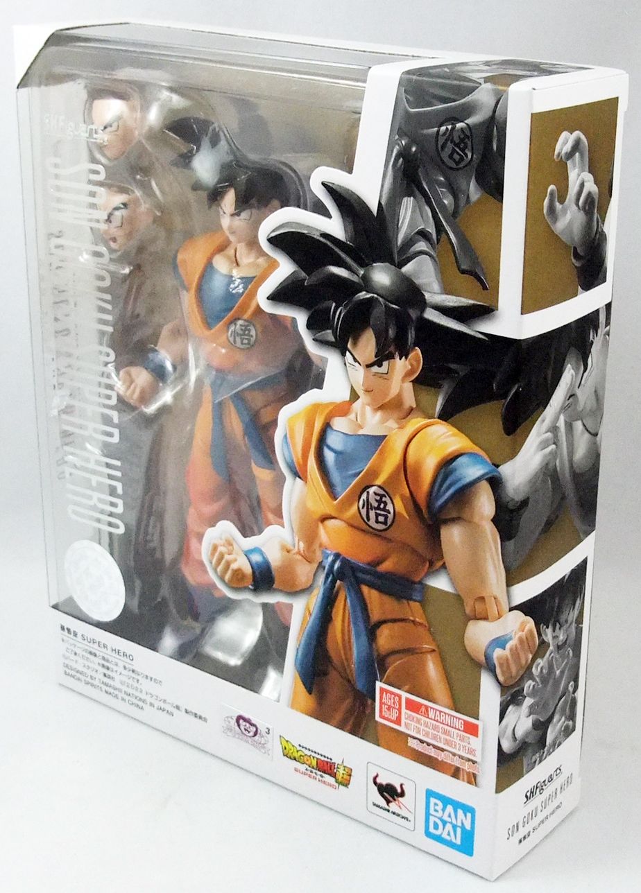 Action Figures Goku Super Saiyajin Luminoso Dragon Ball Z Heros in Box