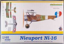 Eduard 8426 - Nieuport Ni-16 Weekend Edition Maxime Lenoir Escadrille 23 WW1 Bi-plane Aircraft France 1916 1:48 Mint in Box