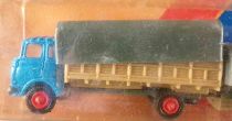 Eko Ho 1:86 Blue Covered Barreiros Truck and Trailer Mint on Card