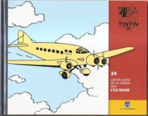 En Avion Tintin - Editions Hachette - 034 L\'avion Jaune de la Sabena (l\'Ile Noire)