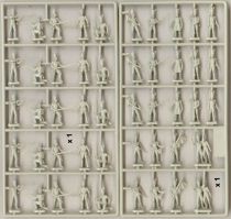 Esci 214 - 1:72 Scale Soldiers - Napoleonic Wars French Imperial Guard Waterloo 1815 - 145 Footed Figures no Box