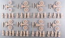 Esci 233 - 1:72 Scale Soldiers - Napoleonic Wars British Artillery - 8 Canons & 32 Servants