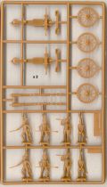 Esci 233 - 1:72 Scale Soldiers - Napoleonic Wars British Artillery - 8 Canons & 32 Servants