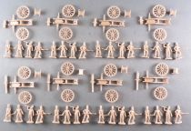 Esci 234 - 1:72 Scale Soldiers - Napoleonic Wars French Artillery - 8 Canons & 32 Servants