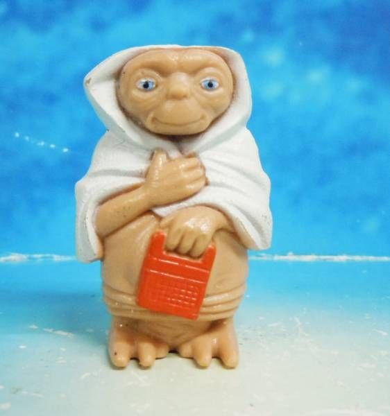 Vtg 1982 E.T. With Blanket Holding Speak & Spell! PVC Figure Universal Alien