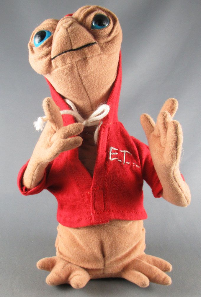E.T. - Peluche Universal Studios - ET avec capuche (40cm)