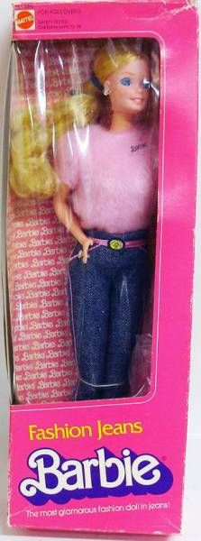 Occlusie poort Periodiek Fashion Jeans Barbie - Mattel 1981 (ref.5315)