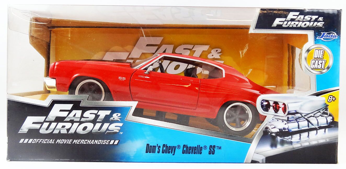 Fast & Furious - Jada - Dom's Chevy Chevelle SS - 1:24 scale Die-cast car