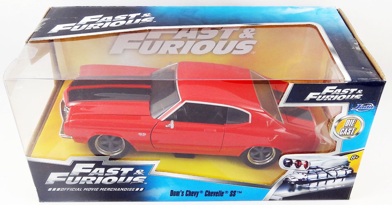 Fast & Furious - Jada - Dom's Chevy Chevelle SS - 1:24 scale Die-cast car