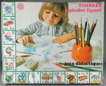 Figurative Alphabet Stamps - Educational Rubber Stamps - Multi Print Milano Réf 1931