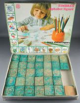 Figurative Alphabet Stamps - Educational Rubber Stamps - Multi Print Milano Réf 1931